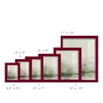thumbnail image 3 of Heavy Fog I - Framed Print w/glass - Cherry Red, 3 of 8