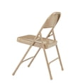 thumbnail image 3 of (4 Pack) NPS® 50 Series Choice All-Steel Folding Chair, Beige, 3 of 5