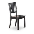 thumbnail image 4 of East West Furniture Dining Table- Dining Chairs, NODU3-BLK-W, 4 of 6
