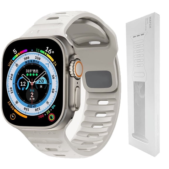 Soft Silicone Strap For Apple Watch Band Ultra 42/44/45/82