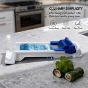 Grape Leaves Roller Machine, Manual Vegetable Meat Rolling Tool with Suction Base, Easy Sushi Roll Maker and Dolma Maker for Kitchen DIY, Quick Cabbage Leaf and Meat Roller for Beginners
