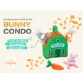 thumbnail image 2 of Etna Bunny Condo Play Set with Sounds – 5 Piece Small Stuffed Bunny Rabbit Set Plus Bunny Condo Carrier with Zipper Front and Handle – These Tiny Rabbits are Ideal for Fun and Imaginative Play, 2 of 7