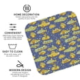 thumbnail image 3 of Lsque Cartoon Submarines Pattern 4" Drink Coasters Set of 4, PVC Leather Absorbent Coasters, Table Coaster Set Decorative Coffee Cup Coasters Housewarming Gift -Square, 3 of 6