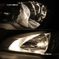 thumbnail image 7 of AKKON - Fits 2008-2012 Chevy Malibu LED Light Tube Headlights Head Lamps- Black Housing Assembly, 7 of 7