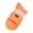Orange, variant on Gkeoshab Compression Socks for Women Fleece Fuzzy Socks, Thickened Half-Pile Coral Fleece Socks Cozy Socks