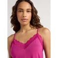 thumbnail image 4 of Sofia Intimates Women's and Plus Modal Cami and Shorts Pajama Set, 2-Piece, Sizes XS-3X, 4 of 4