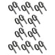 thumbnail image 2 of Riwesomey Unisex 1-17 Tamaño del anillo de EE. UU. Cinta métrica flexible Tienda de joyería para el hogar Reutilizable Adultos Herramienta de Negro 10piezas, 2 of 6