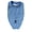 Blue, variant on Surfer Baby Large Surfboard Shaped 100% Cotton Terry Baby Bib