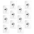 thumbnail image 3 of Weiweiguan 20Pcs Adhesive Hanging Nails Traceless Screw Sticker Wall Hook Hanger for Home, 3 of 6