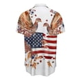 thumbnail image 5 of asdoklhq 4th Of July T-Shirt Tops Trendy Button Shirts Ladies' St. Patrick's Day Long Sleeved Shirt Multicolor 3X, 5 of 5