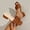 Brown, variant on Women's Ruched Low Heel Slides, Elegant Square Toe Block Heel Mules, Stylish Slip-On Sandals for Casual & Semi-formal Outfits White 8.5(41)