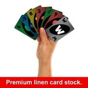 UNO Platinum Edition Card Game for Adults, Kids, Teens & Game Night, Premium Collectible Cards (Walmart Exclusive)