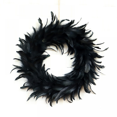 thumbnail image 1 of Guirnalda de plumas negras naturales adecuada para decoraciones de Halloween, 1 of 5