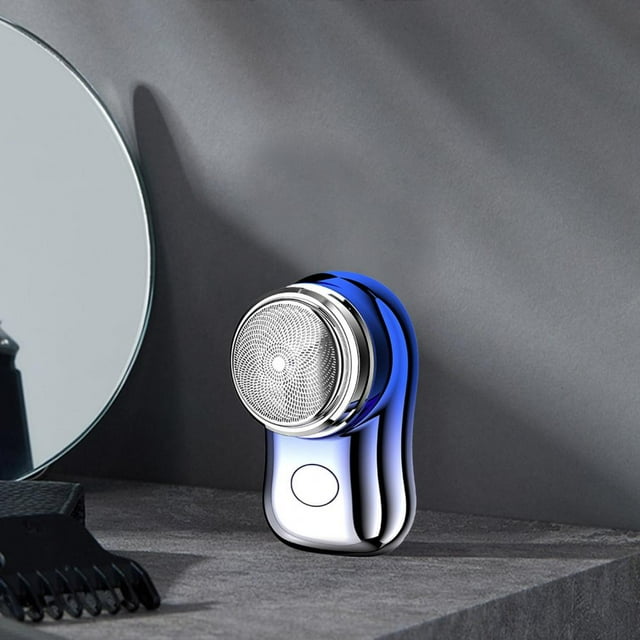 Feltree Shaver for Men Pocket Size Mini Portable Shaver Wet and Dry Mens Shaver USB Rechargeable Shaver Charging Easy One-Button Use Suitable for Home, Car