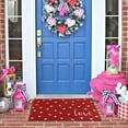 thumbnail image 6 of Valentines Day Door Mat,Valentines Red Love Heart Indoor Outdoor Non-Slip Doormat,Entryway Front Porch Valentine''s Day Welcome Mat for Entrance Decor,30" x 17", 6 of 6
