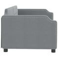 thumbnail image 2 of vidaXL Day Bed Light Grey 100x190 cm Fabric, 2 of 5