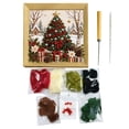 thumbnail image 3 of Christmas Fabric Poke Art Kit,Vintage Holiday Handmade Decoration,Handmade Fabric Poke Art Kit,DIY Christmas Craft Kit for Adults & Beginner, 3 of 8