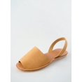 thumbnail image 3 of Women's Casual Fish Mouth Slip-on, Glitter Summer Flat Sandals With Back Strap, 3 of 4