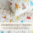 thumbnail image 5 of Christmas Quilt Set - Lightweight, Soft, Seasonal - 3-Piece Reversible Holiday Bedding Set (Twin / Twin XL, Happy Hillside), 5 of 6