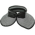 thumbnail image 2 of Essential for Travel Packable Beach Resort Visors - Black/White, 2 of 2