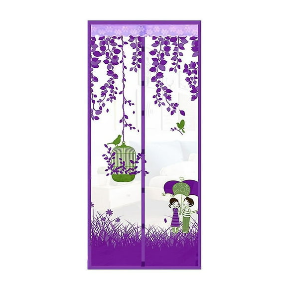 Sijiali Bird Cage Umbrella Summer Magnet Door Fly Screen Anti Mosquito Mesh Net Curtain