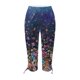 thumbnail image 5 of ICHUANYI Clearance Women's Summer Casual Drawstring Printed Cropped Pants(Navy, XXL) ICHUANYI WER2023080802619, 5 of 5