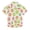 Colorful Lemon Slice, variant on Dailycode Small Short Sleeve Button Down Shirts Leaves Fall in Air Casual Shirt 3-10 Years