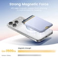 thumbnail image 2 of VIPQV Magnetic Phone Wallet, 3-Card Holder with RFID Blocking for iPhone 17/16/15/14/13/12,Purple, 2 of 5