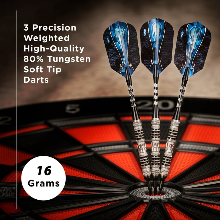 RED DRAGON Amberjack 2 Soft Tip: 18g - Tungsten Soft Tip Darts Set with  Flights and Stems