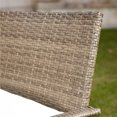 thumbnail image 3 of Patio Festival Metal 3-Piece Outdoor Bistro Set in Blue and Beige, 3 of 8