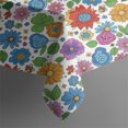 thumbnail image 5 of Pioneer Flower Floral Print Pattern Square Tablecloth, Waterproof Wipeable Spillproof Washable Table Cover for Home Kitchen Party and Daily Decor 60"x60", 5 of 6