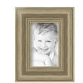 thumbnail image 2 of ArtToFrames 4" x 6" Silver Ridged Picture Frame, 4x6 inch Silver MDF Poster Frame (WOM-4445), 3 Pack, 2 of 6