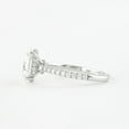 thumbnail image 5 of SOLITAIRE JEWELS 1.90CT Oval Double Hidden Halo & Pave Moissanite Engagement Ring Solid 10K White Gold, 5 of 7