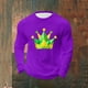 thumbnail image 4 of Mens Casual Camisetas, Carnaval Impreso Manga Larga Cuello Redondo Suelto Ajuste Superior, 4 of 5