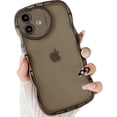 thumbnail image 3 of for iPhone 11 Case (2019 6.1"),Cute Clear Love Case,with Love-Heart Camera Frame Wavy Edge Transparent Full Protective Soft TPU Shockproof Phone Cases Cover for Women Girls Black, 3 of 14