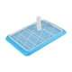 thumbnail image 5 of Inodoro de entrenamiento para cachorros con poste extraíble, diseño de ranuras separadas en rejilla Almohadillas de entrenamiento para perros pequeños Azul Fernando Baño de perros, 5 of 8