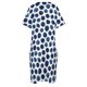 thumbnail image 5 of Vestido largo de noche para mujer con bolsillos sueltos y estampado de lunares de acuarela azul índigo/grande., 5 of 7