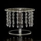 thumbnail image 2 of Soporte para tartas, bandeja para servir pasteles, colgantes de cristal, pedestal para tartas para el té de la tarde 20cmx15cm, 2 of 8