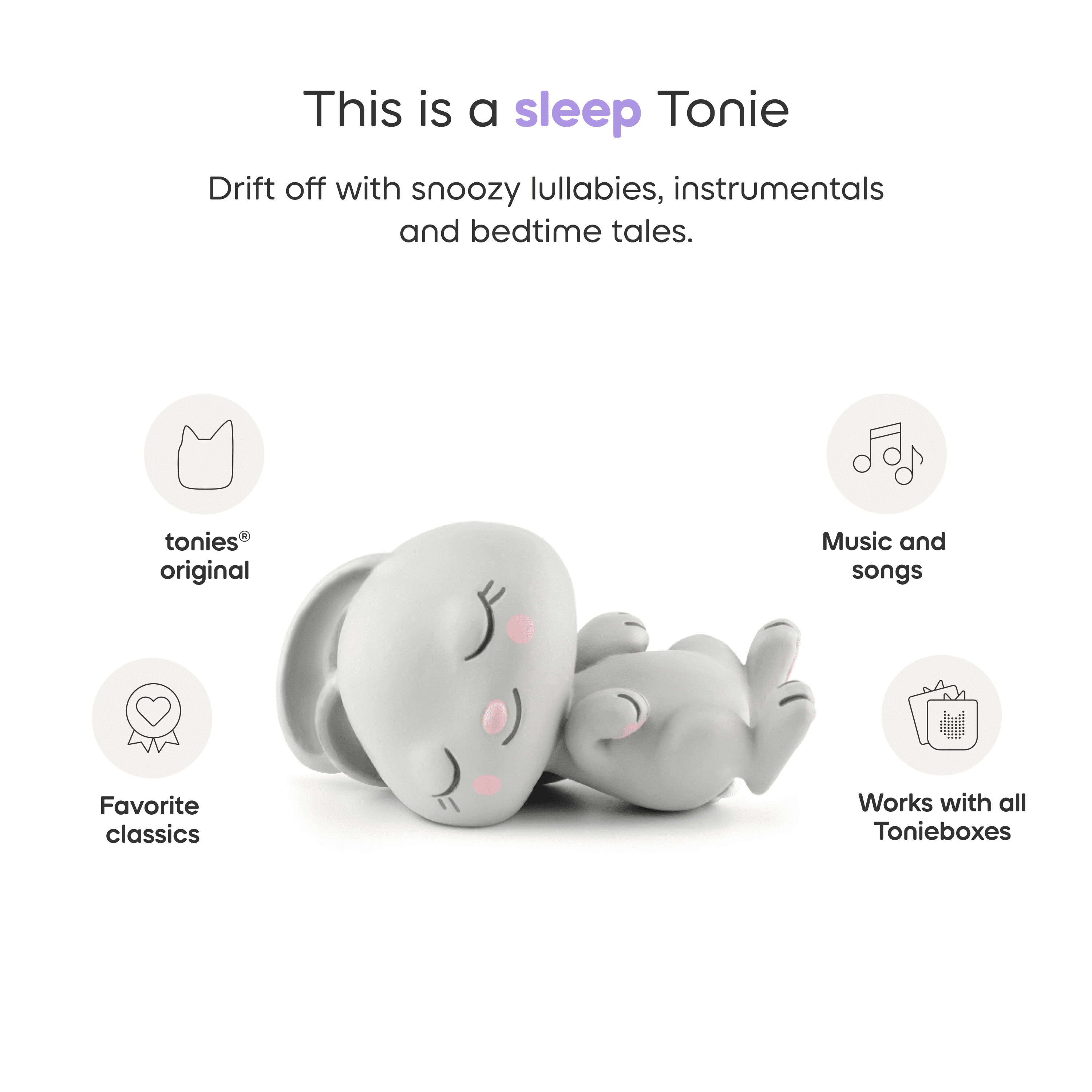 Tonies Audio Character - Sleepy Friends: Classical Music with Sleepy Rabbit (ENGLISH ONLY)