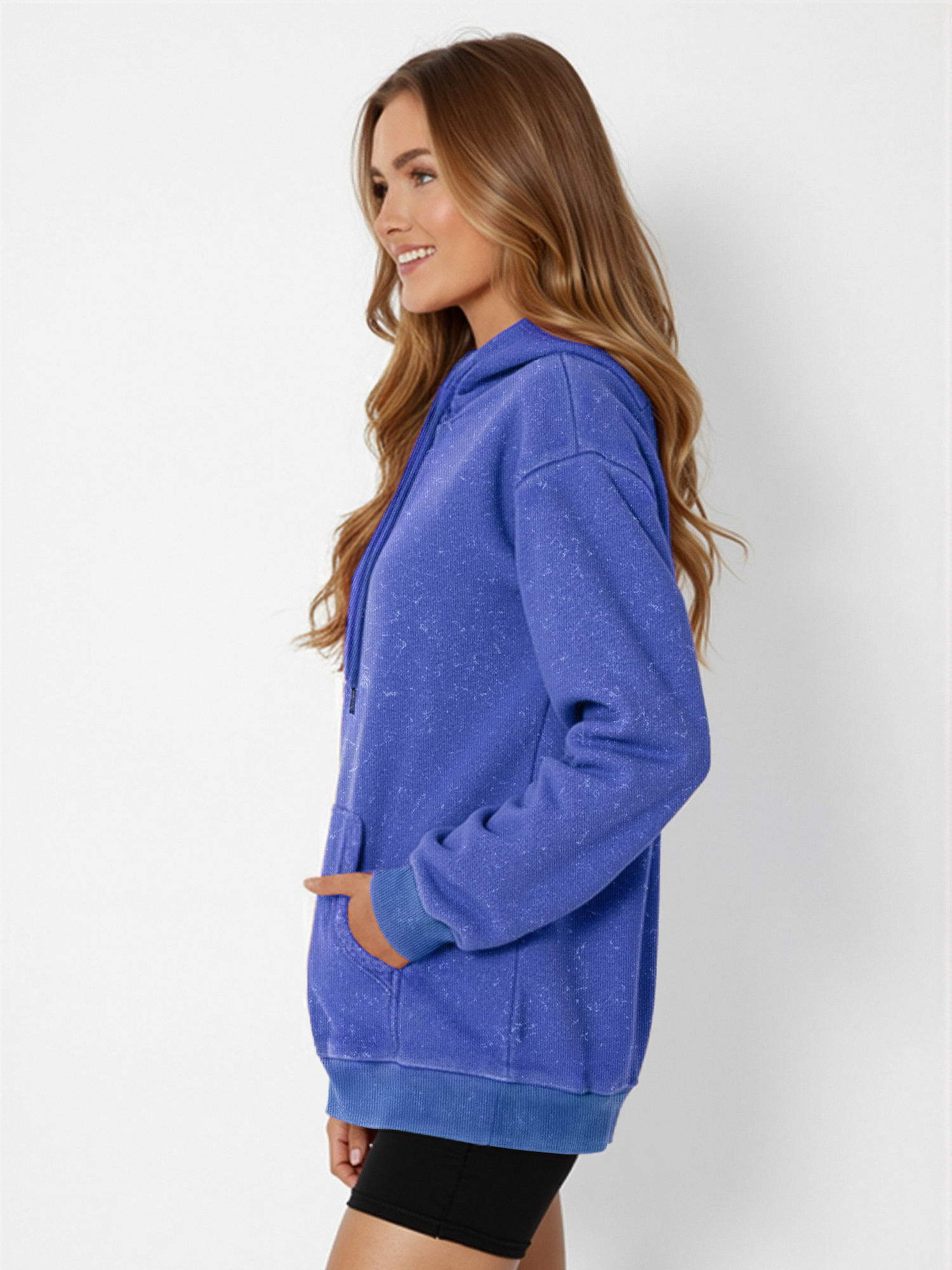 Rosvigor Vintage Hoodies for Women Acid Wash Hoodies Women Oversized Pullover Tops Streetwear Sweatshirts with hooded