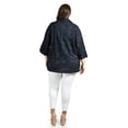 thumbnail image 3 of Blusa bordada de algodon Roman Fashion /Tallas Extras, 3952 (Negro) negro 40, 3 of 7