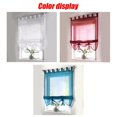 thumbnail image 3 of BRAND Factory Price!White Solid Semi-Transparent Window Treatment Drapes Sheer Curtain 1 Panels Sheer Curtains Rod Pocket Voile Sheer Curtain for Bedroom/Living Room, 3 of 5