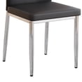 thumbnail image 2 of FFZ Set of 4 37-Inch High Shell-Pattern Dining Chairs - Ergonomic Tech Fabric Backrest, Fabric & Metal Construction, Stable Metal Legs with Adjustable Non-Slip Feet, Easy Assembly (15-20 Mi, 2 of 8