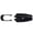 12mm Black, variant on Paracord Planet Plastic Rope Clamp - Black - 16MM Joining - 5 Pack