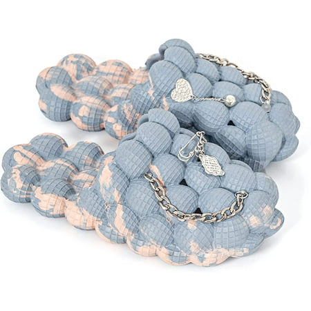 

Womens Massager Slippers Funny Lychee Bubble Unisex Super Soft Sandals Mens Breathable Beach Slides Bath Shower Slippers Bedroom Spa House Sandals