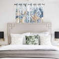 thumbnail image 3 of Blue Starfish Coastal Kitchen Curtains Window Panels, Eucalyptus Summer Nautical Shell Insulated Window Treatment Curtain, Grommet Curtains for Bedroom/Living Room/Bathroom, 2 Piece 52"Wx45"L, 3 of 8