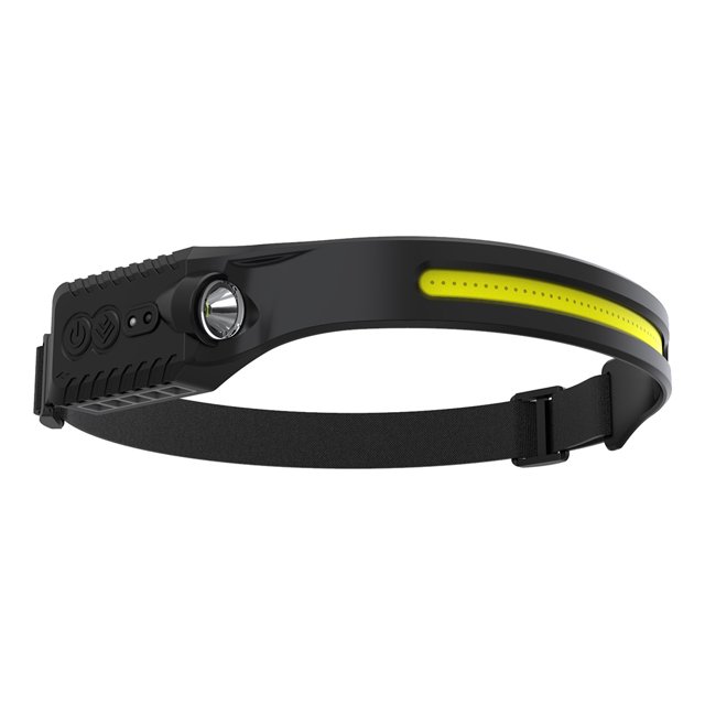 Linterna Frontal LED XPE+COB Recargable Por USB para Equipo Senderismo Y Acampada