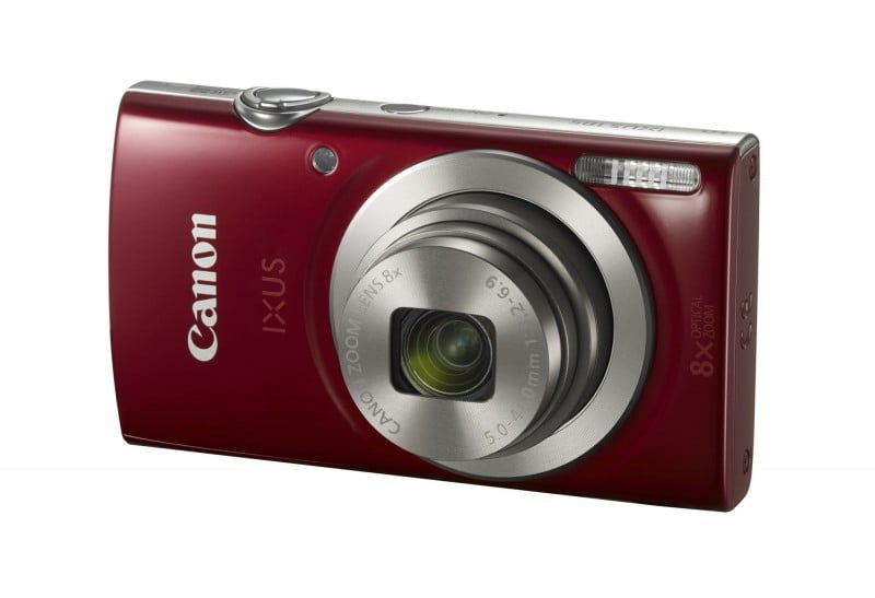 enkel passagier Boer Canon IXUS 185 / Elph 180 Digital Camera (Red) - Walmart.com