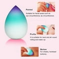thumbnail image 4 of 3 pcs Makeup Sponge Set Gradient Beauty Sponge, Makeup Sponges for Foundation Concealer Cream,type:style2;, 4 of 5