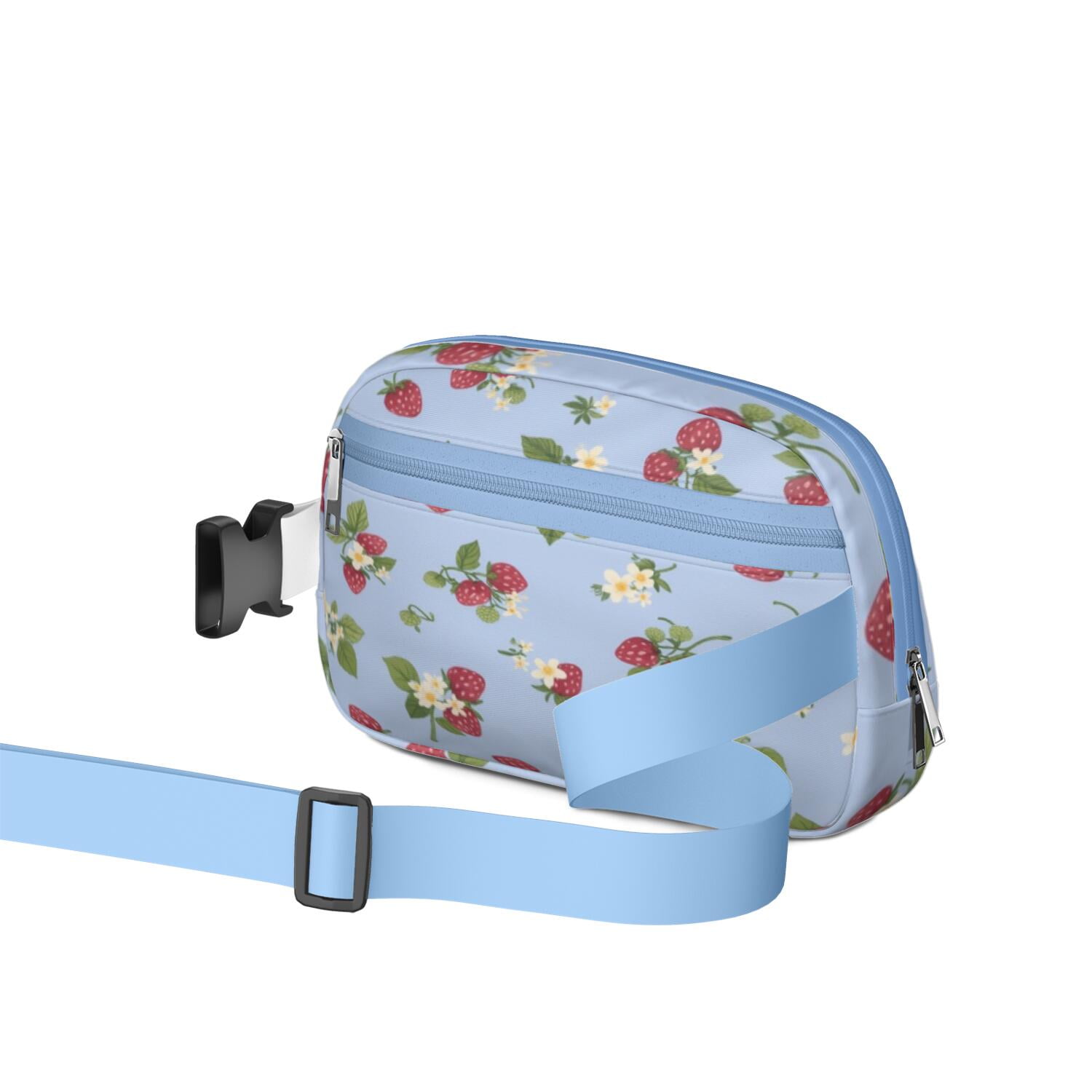 Waist Bag Fashion Waist Packs Bag with Adjustable Strap Strawberry Fruit Waterproof Everywhere Crossbody Belt Bag for Outdoor Sports Strawberry Fruit